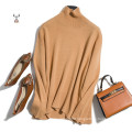 Oversize Mink Manufacturer Luxury Turtleneck Mongolian Women Pullover Erdos Cashmere Turtleneck Sweater